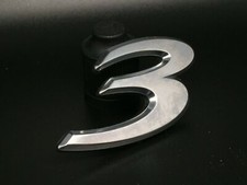 MAZDA 3 LOGO SIGLA EMBLEMA FREGIO STEMMA SCRITTA TARGHETTA BADGE TARGA PLACCA N3