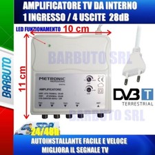 AMPLIFICATORE SEGNALE TV  28db