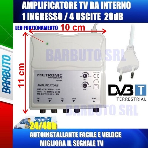 Amplificatore segnale 28db - tv,