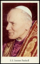 santino-holy card"S.GIOVANNI PAOLO II PAPA 13