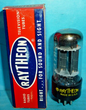 Raytheon 6bx7gt tube d - 1,