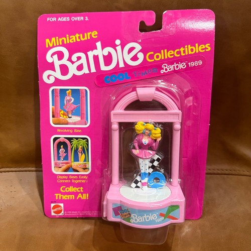 Barbie vintage 1989 miniatura - barbie,