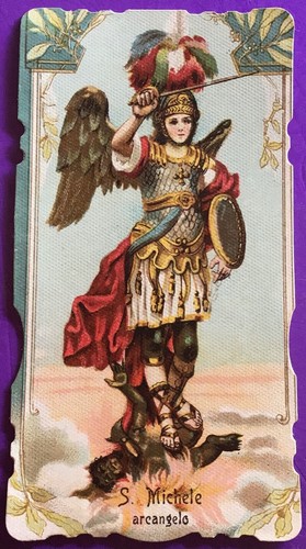 Santino holy card - card,, san