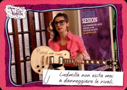 Card violetta disney topps - card,