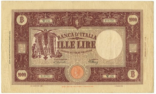 1000 lire barbetti grande - 1000,