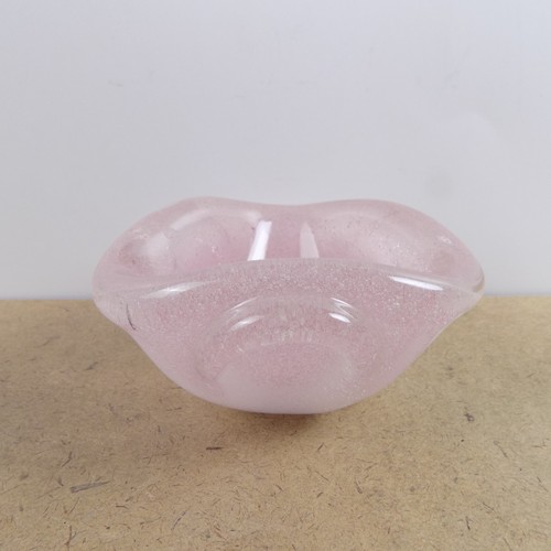 Ciotola rosa vetro - , artistico