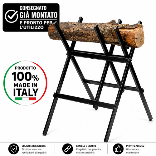 Cavalletto per taglio legna