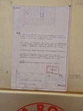 Disegno Tecnico Ceccato Fondazione Lavaggio 1704 1705 Anno 1968 Preparazione 