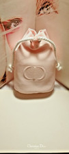 CHRISTIAN DIOR BEAUTÈ CLUTCH POCHETTE POUCH BORSETTA BAG ROSA SACCO CORDONCINO
