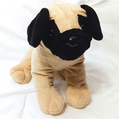 Pug peluche rugoso - rugoso, cucciolo