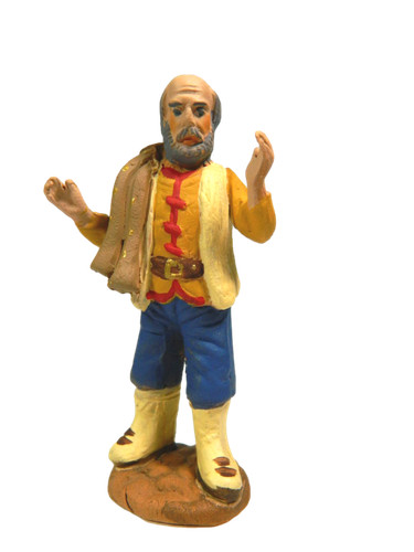 Zampognaro in terracotta - zampognaro,