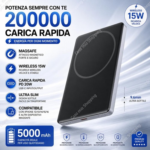 Power bank magnetico - power,