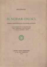 El nodar onorà - Pegemade (Centro Studi Piemontesi) [1971]