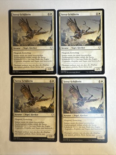 Mtg dominaria serra - 4x, serra-allieva