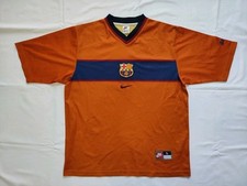 MAGLIA CALCIO NIKE VINTAGE FOOTBALL  SHIRT BARCELLONA BARCELONA AWAY 98/99 Tg. L