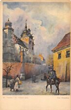 AL18-14B) CARTOLINA ILLUSTRATA ST TENDE W KOSSAK PINX POD WAWELME