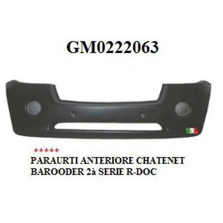 Paraurti anteriore chatenet - anteriore,
