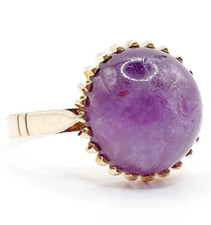 Anello cocktail vintage in oro