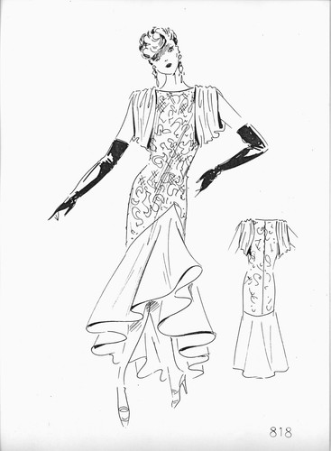 Bozzetto figurino moda - bozzetto,