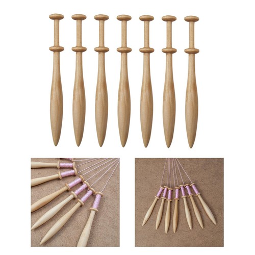 Fuselli legno per pizzo - 7x, in