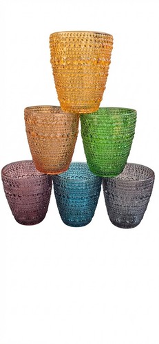 Set bicchieri colorati da - set,