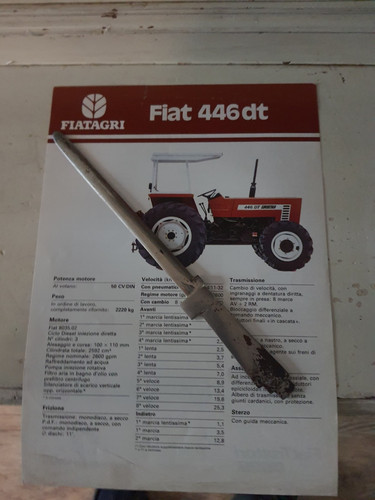 Fiat 446 trattore depliant - fiat,