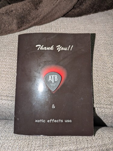 Guitar pick from xotic - pick,