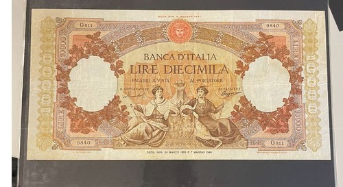 Banca italia banconota - banca, d'italia