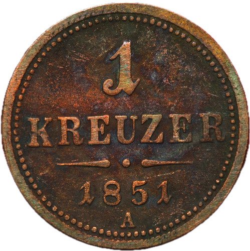 16682 autriche 1 kreuzer - -,