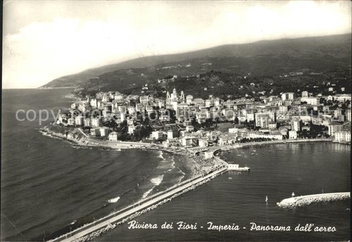 Imperia panorama dall - imperia, aereo