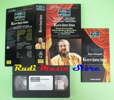 VHS Modest Mussorgskij KOVANCINA Un palco all'opera FABBRI(CL2*) no cd dvd lp