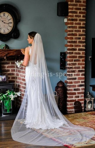 Velo sposa livello crema - 1,