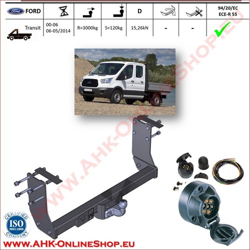 Gancio traino fisso pour - , ford