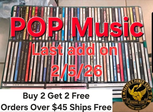 Pop music cds - music, various