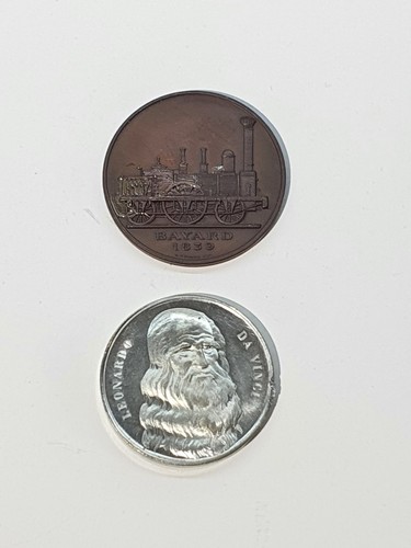 Medaglia leonardo vinci - leonardo,