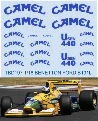 Decals per benetton - decals, ford