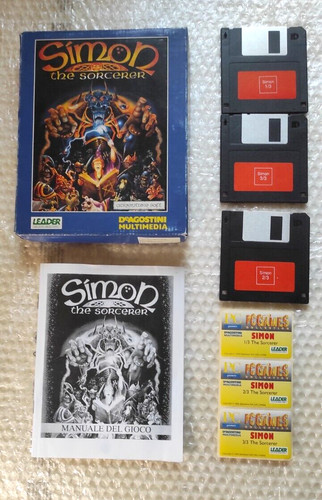Simon the sorcerer box - simon,