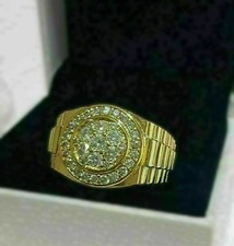 Anello da uomo in oro giallo