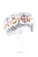 Paraorecchie Donna grigio chiaro-bianco-marrone stile casual