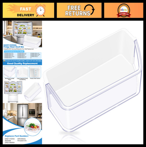 Refrigerator door shelf bin - refrigerator,