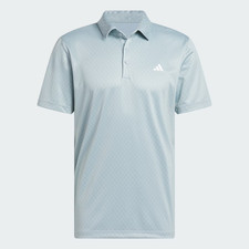 Polo Adidas Core stampa allover - Wonder Blue - taglia M - golf - nuova con etichetta