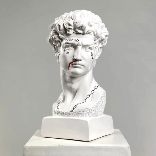 Scultura marmo david - marmo, fatta