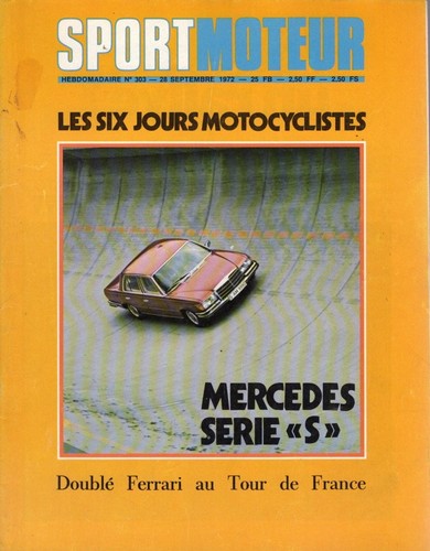 Sport moteur 303 1972 fiat - sport, 132