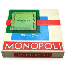 Giochi di società vintage da tavolo usati monopoli lire classico gioco italiano