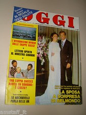 OGGI=1980/3=JEAN PAUL BELMONDO=PIETRO CALOGERO=NICOLETTA MACHIAVELLI=BERTOLDI S.