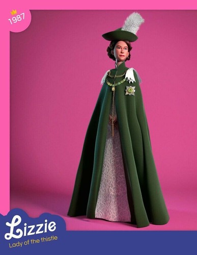 Bambola regina elisabetta - bambola,