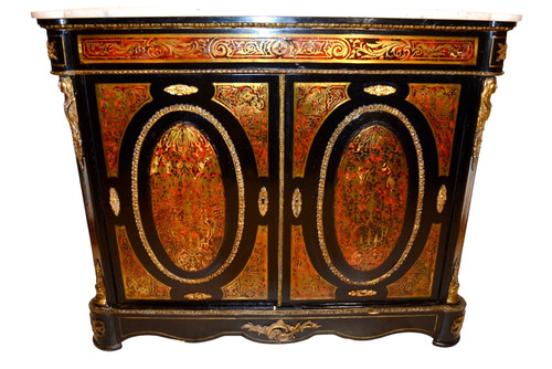 Antica credenza boulle - boulle, epoca