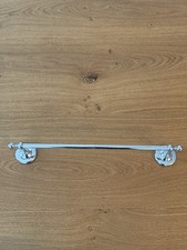 Porta Asciugamani Bagno Cm. 55 in Acciaio Inox