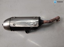Marmitta Scarico Terminale Paracalore Piaggio Beverly 200 2002 2003 Exhaust