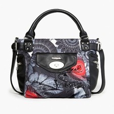 Desigual Black Red Floral